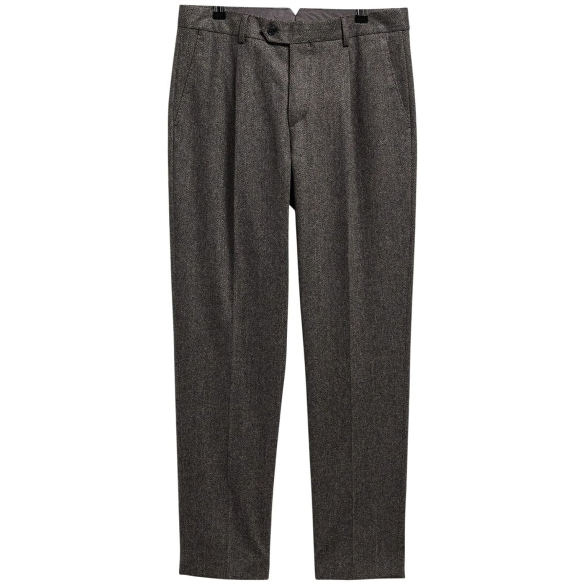 Barbour Fairford Herringbone Trousers - Grey Marl