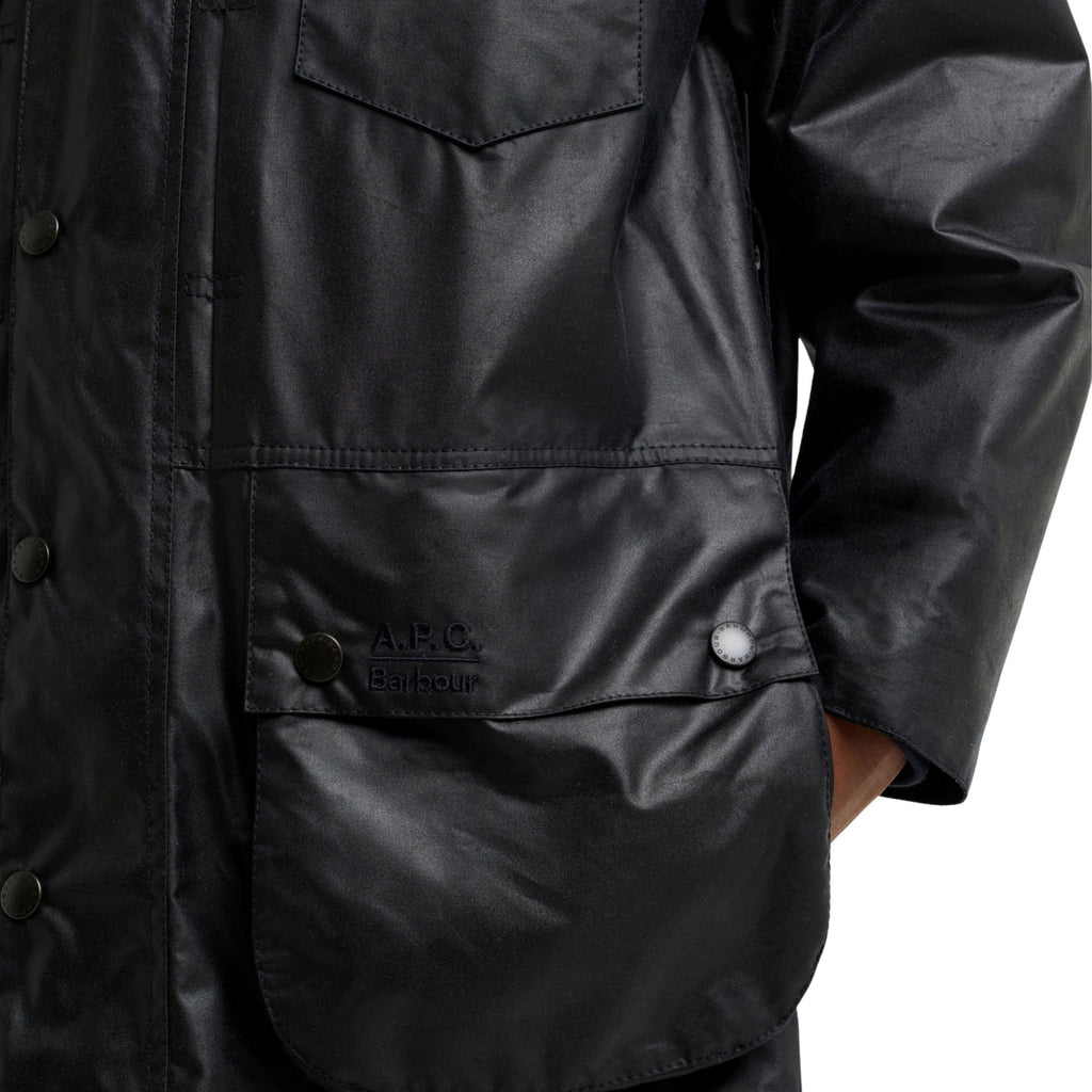 Barbour x A.P.C Beaufort Wax Jacket - Dark Navy
