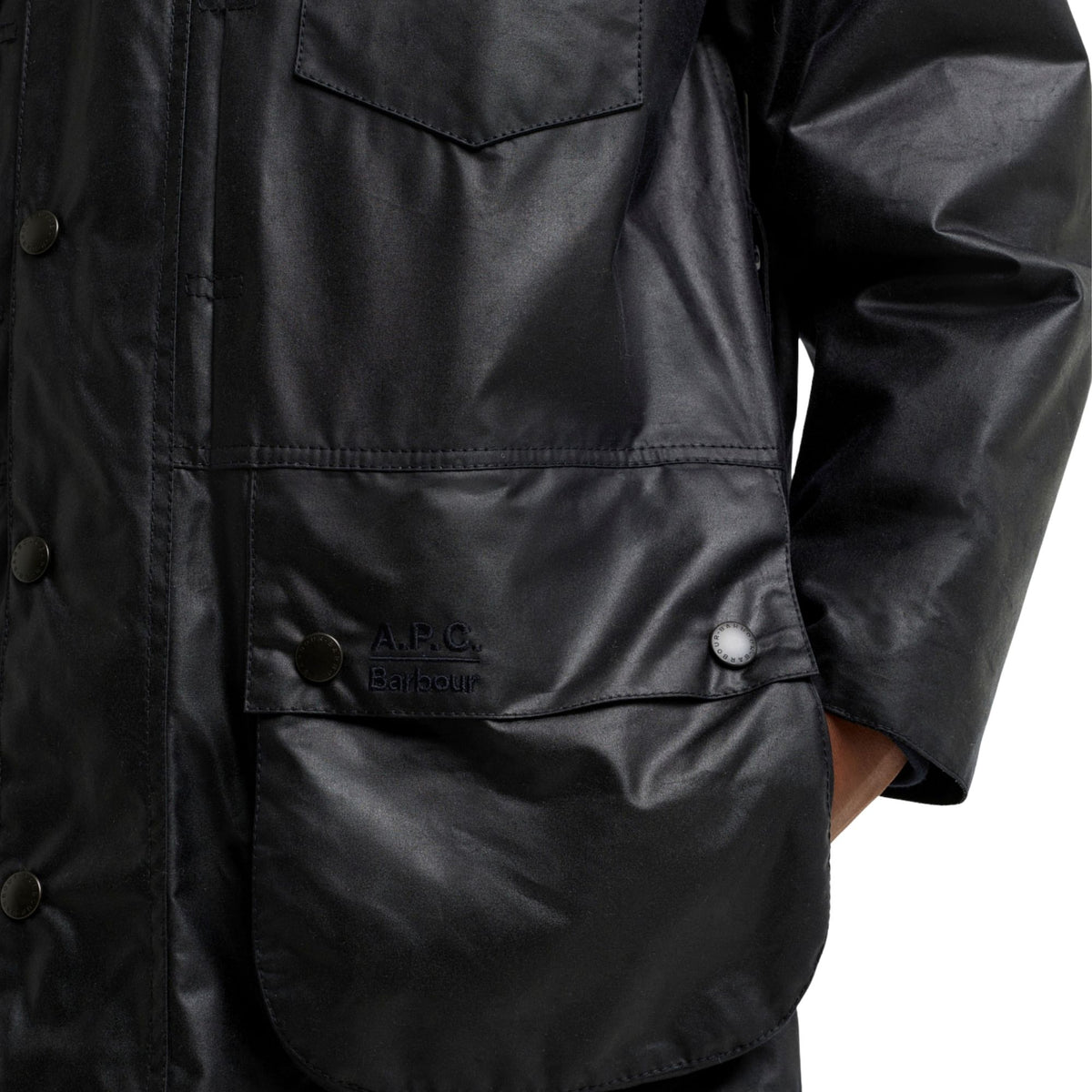 Barbour x A.P.C Beaufort Wax Jacket - Dark Navy