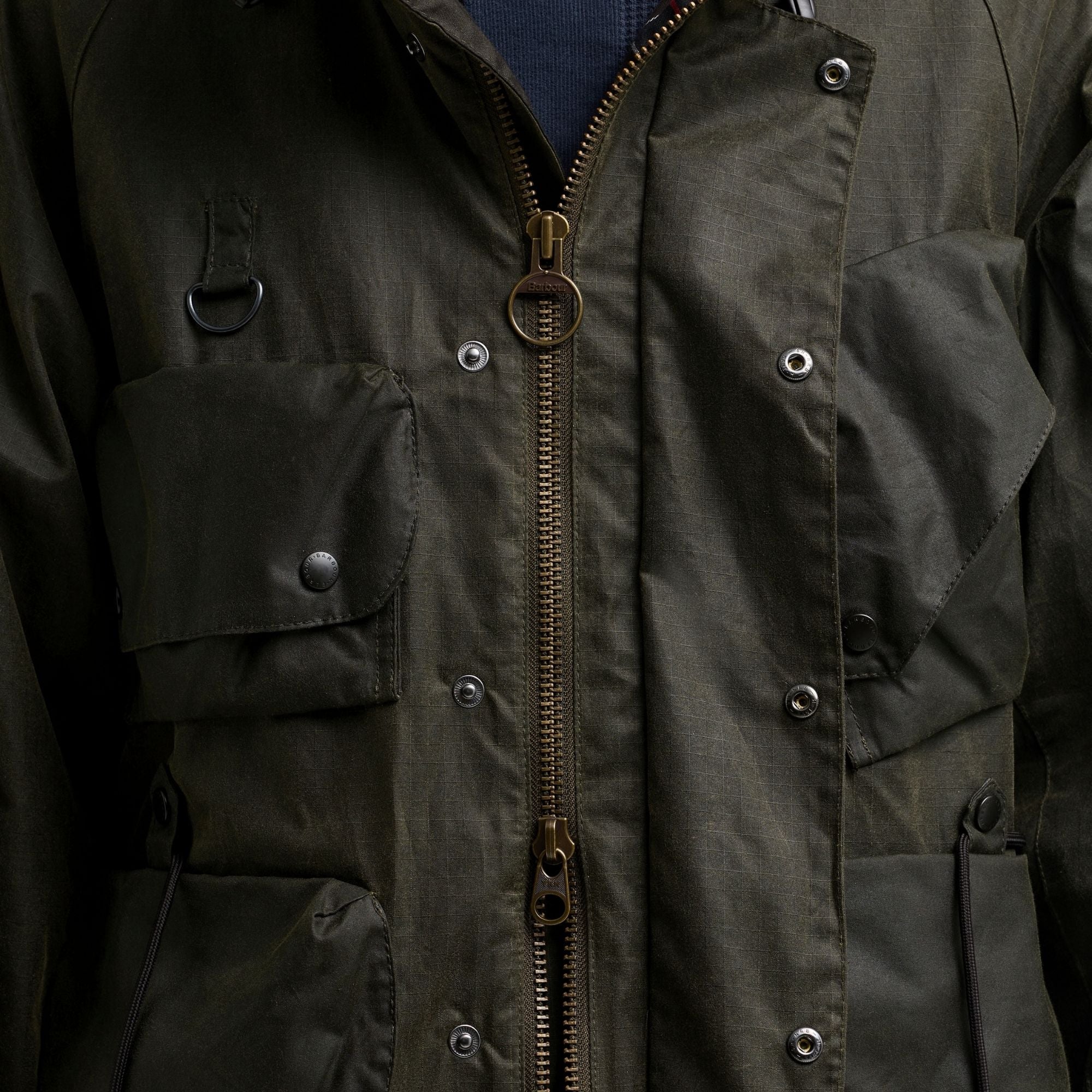 Barbour x Norbit Ripstop Wax Jacket - Olive MWX2614OL – Stuarts London