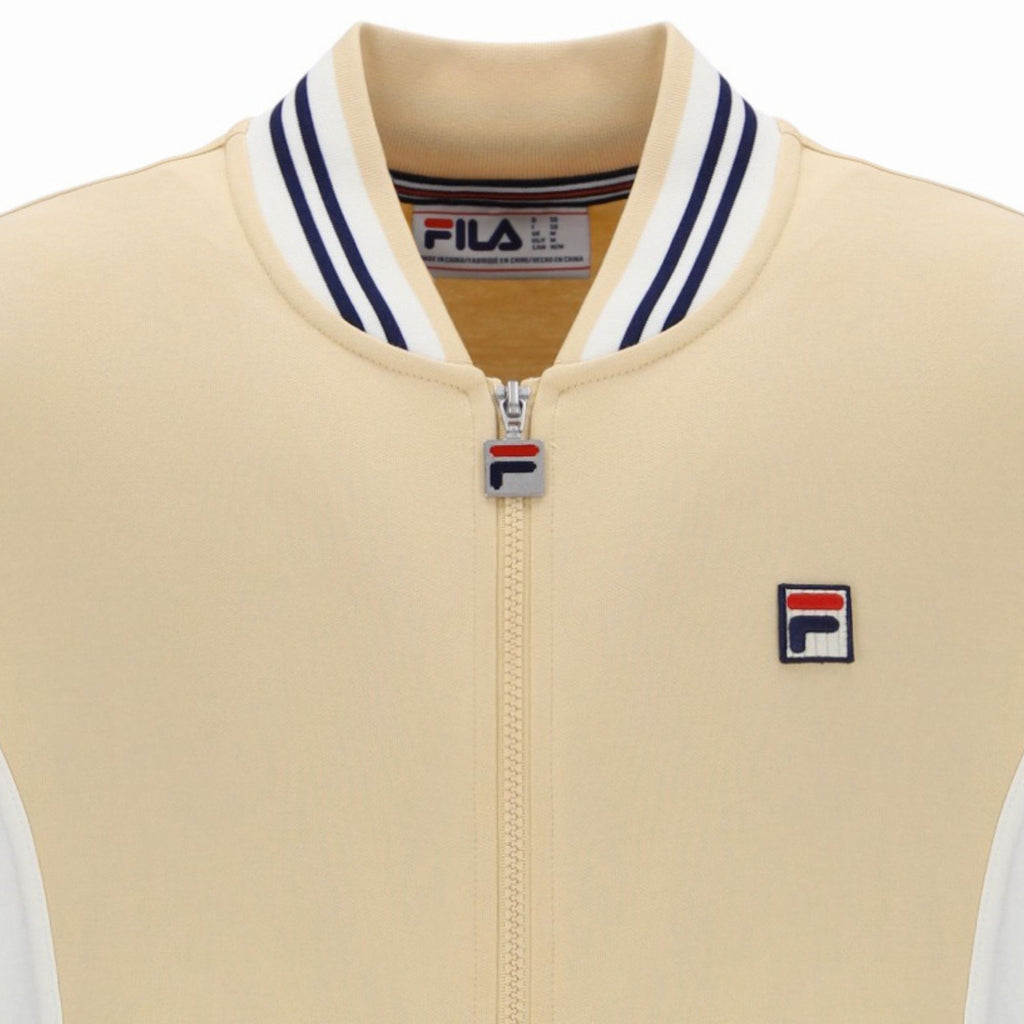 Fila Vintage Settanta Baseball Track Top - Classic Beige