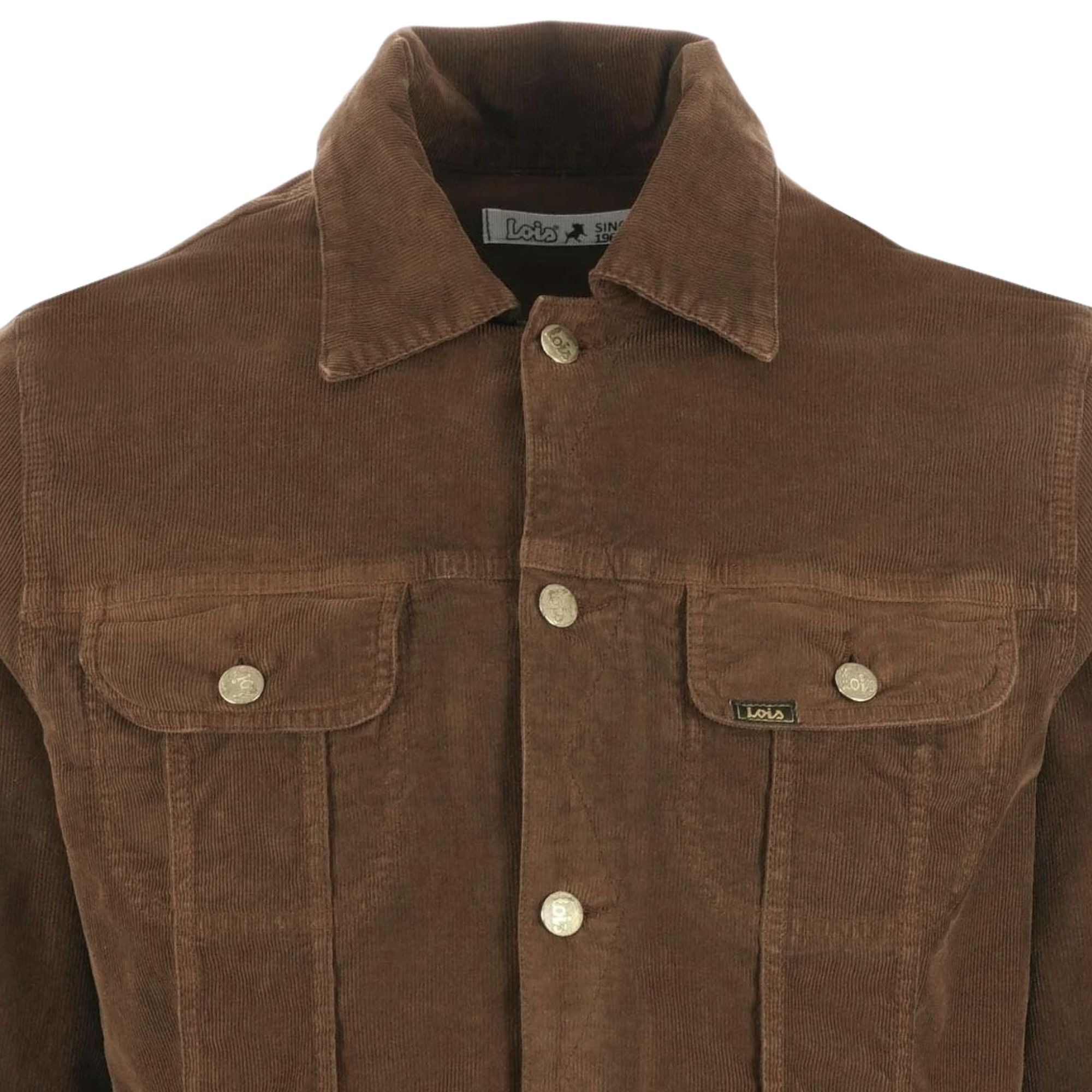 Tejana Thin Cord Jacket - Brown