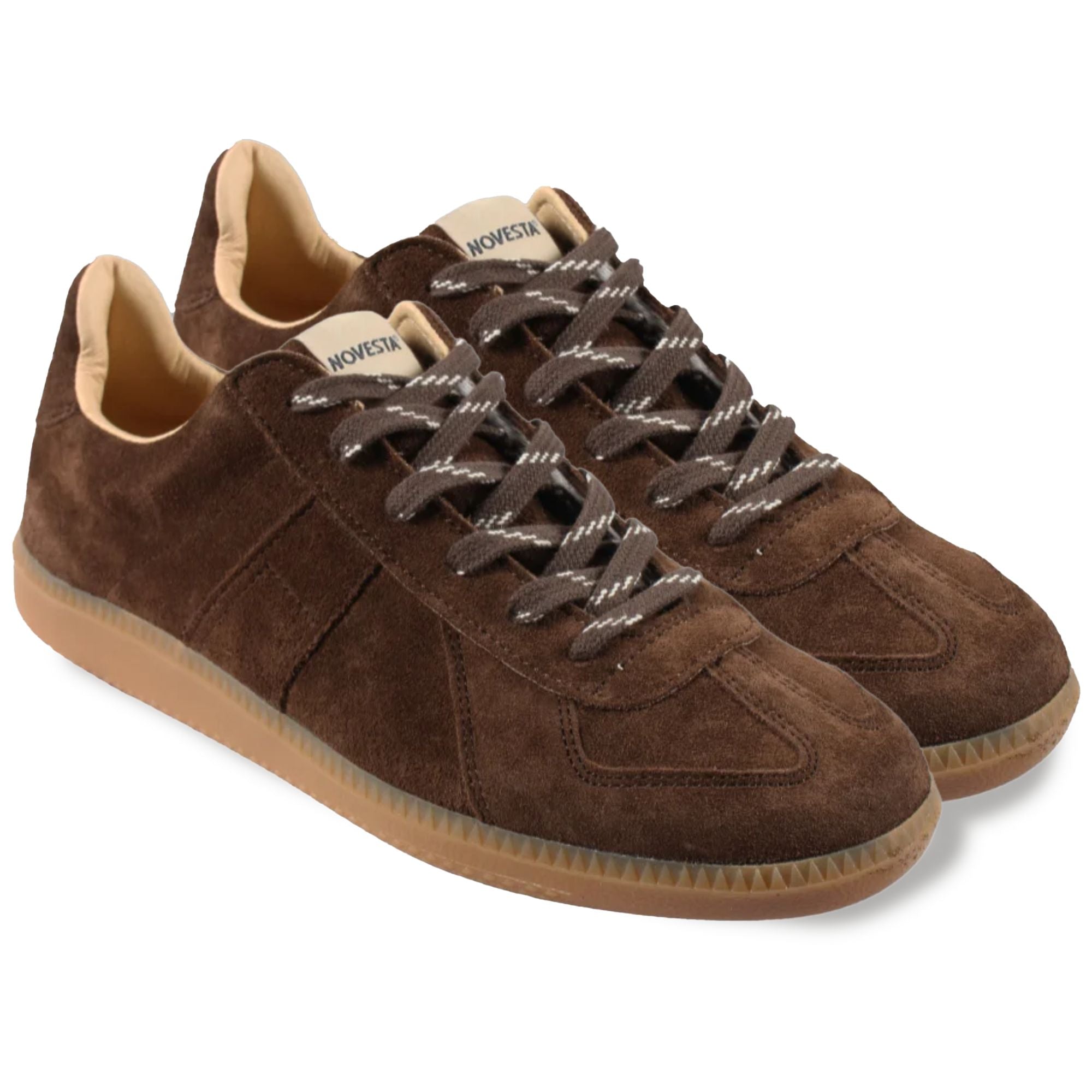 Novesta All Suede German Army Trainer GAT - Chocolate NVGAT-CHS
