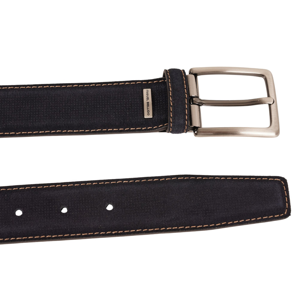 Miguel Bellido Belts Leather Belt - Navy