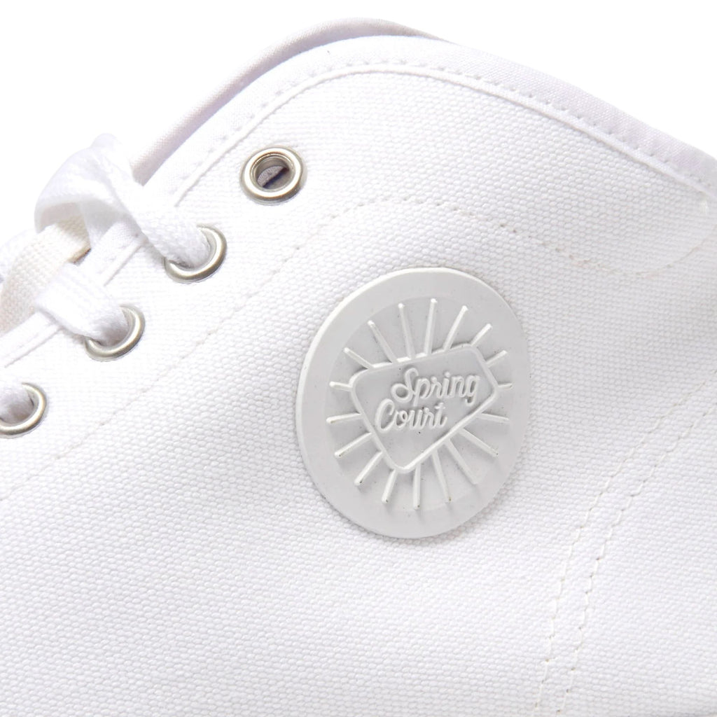 Spring Court Classic B2 Canvas Shoe - White