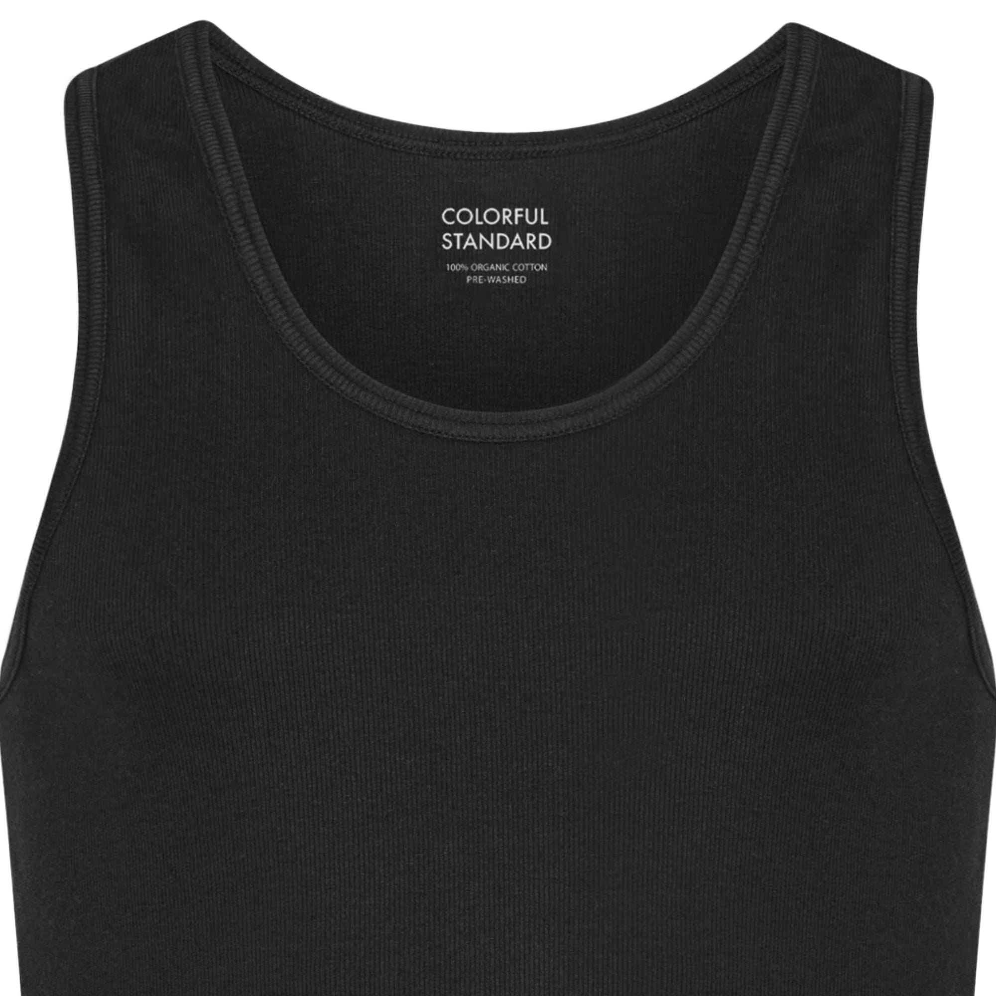 Colorful Standard Organic Rib Tank Top - Black – Stuarts London