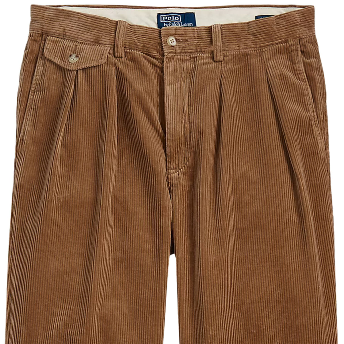 Polo Ralph Lauren Whitman Relaxed Fit Corduroy Trousers - Tan Brown