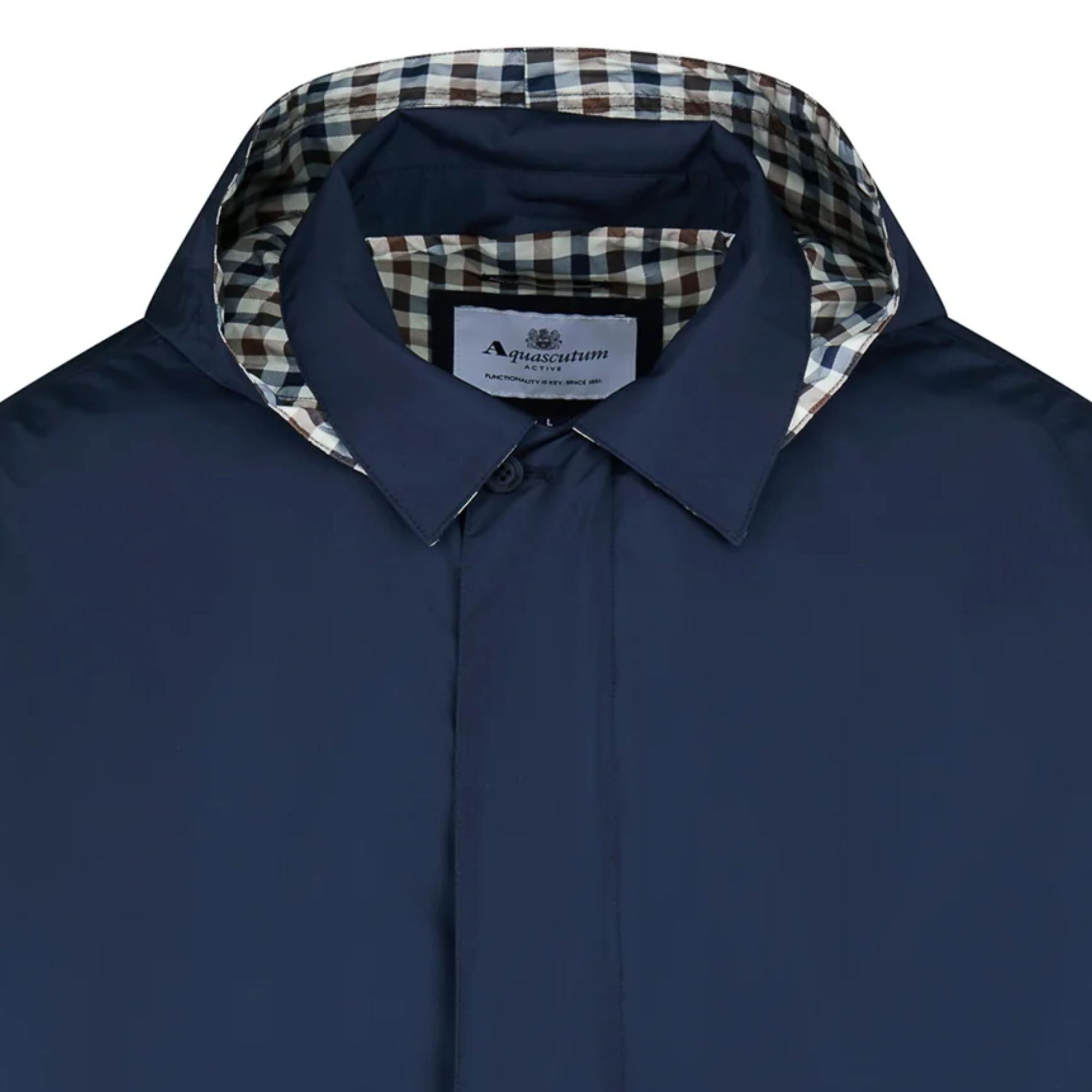 Aquascutum RLG Badge Packable Trench - Navy – Stuarts London
