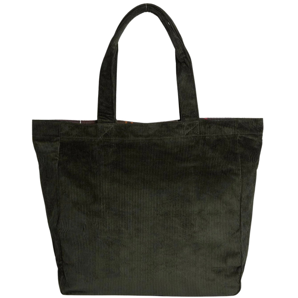 Barbour Carrick Cord Tote Bag - Sage