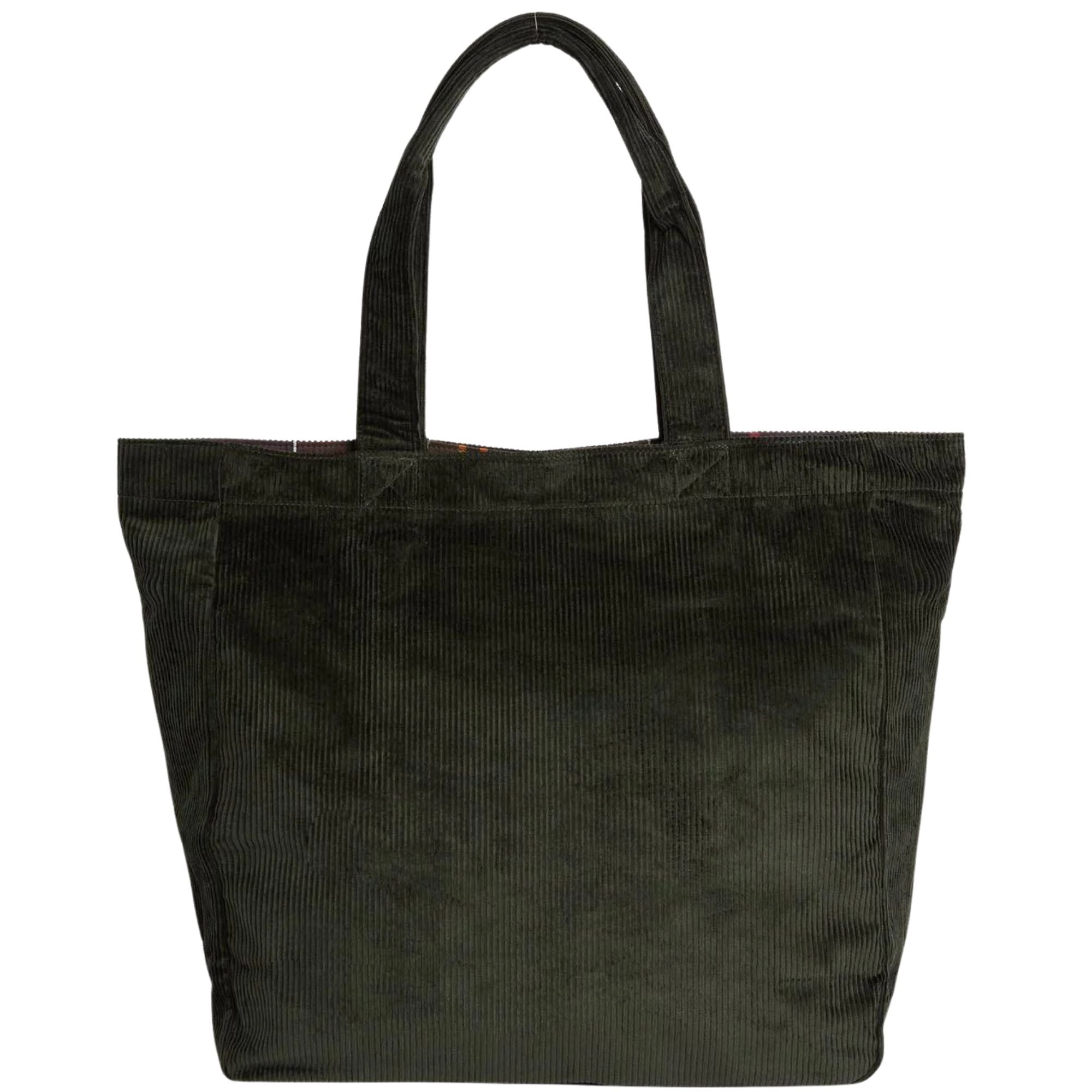 Barbour Carrick Cord Tote Bag - Sage
