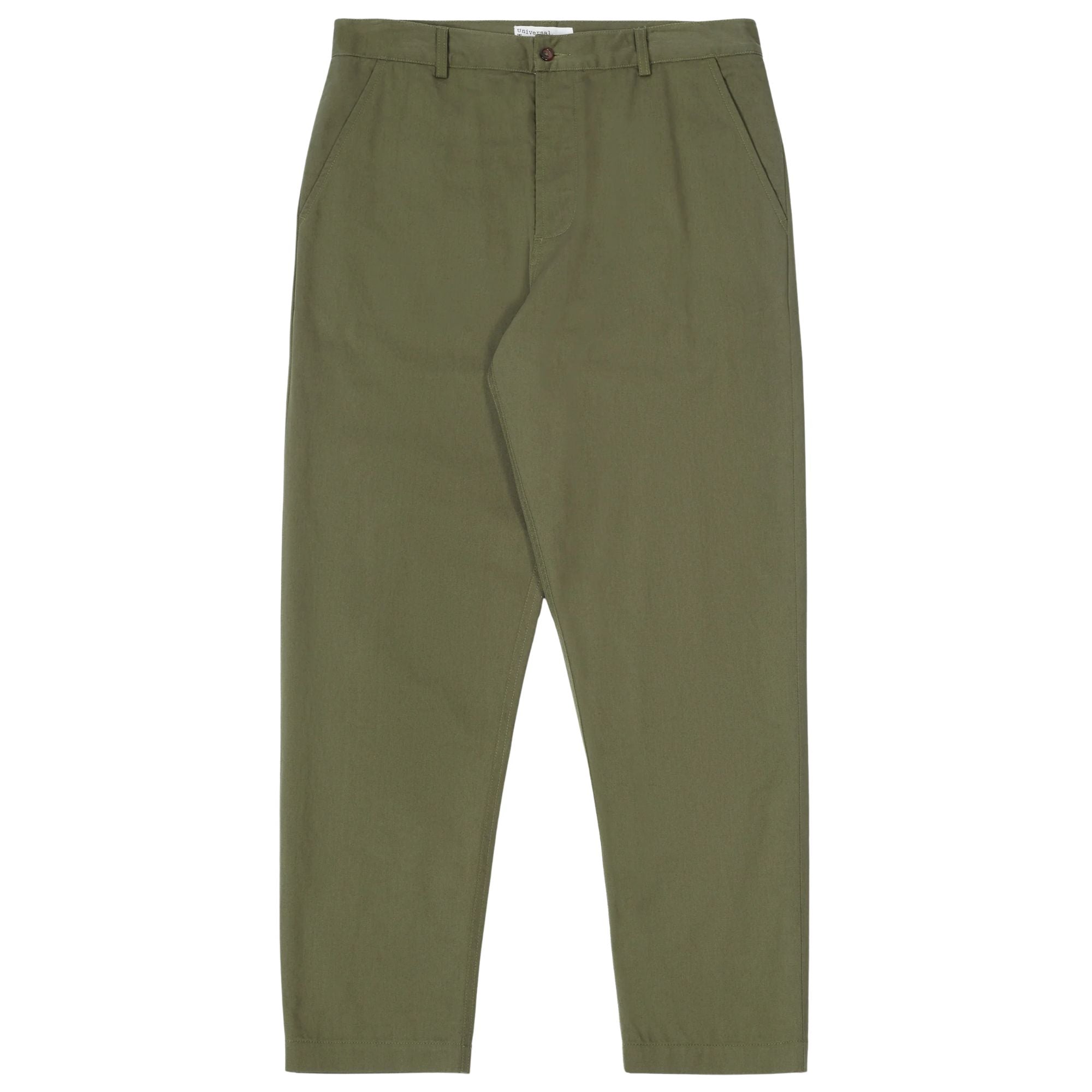 Universal Works Twill Military Chino - Light Olive