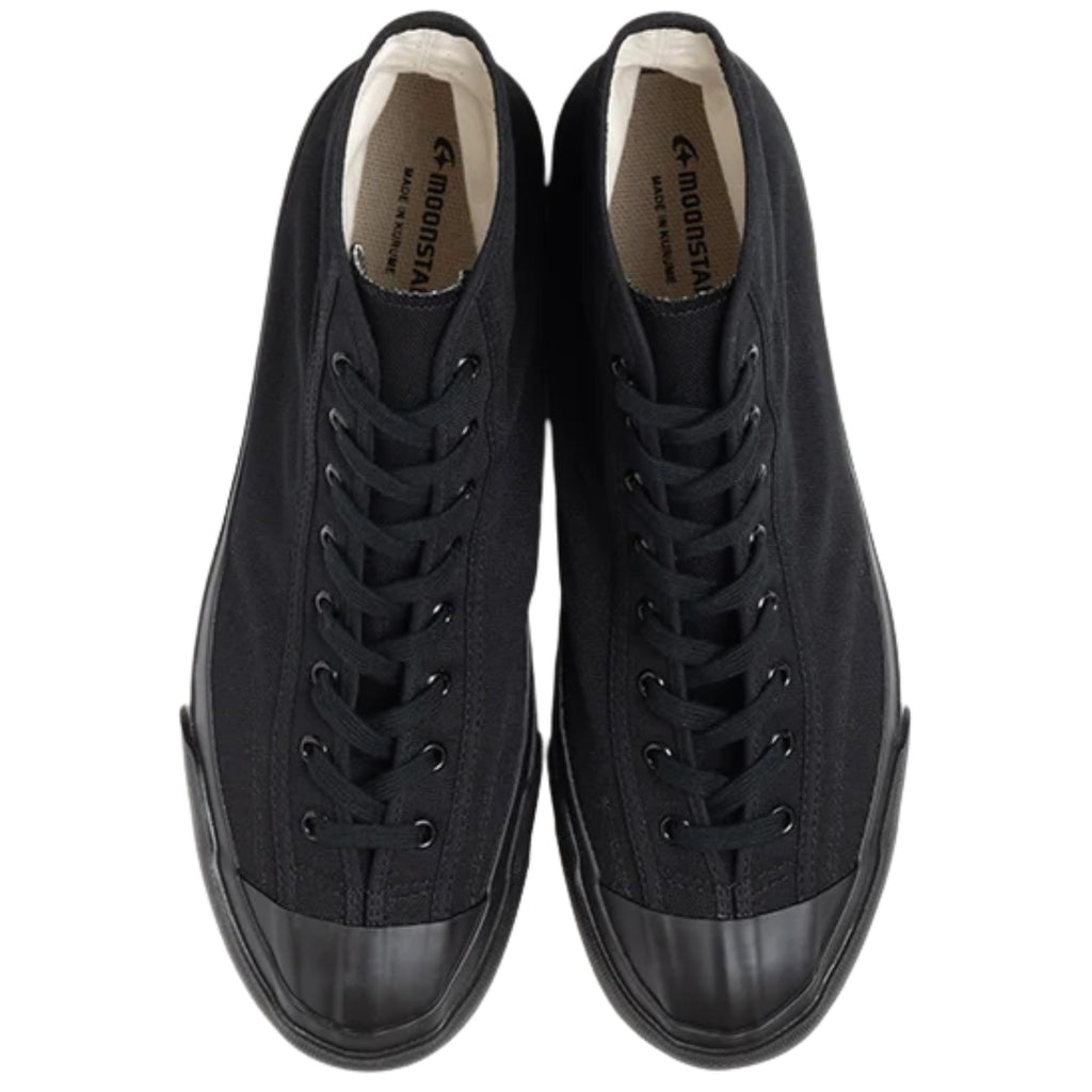 Moonstar Gym Classic HI Trainers - Black Mono