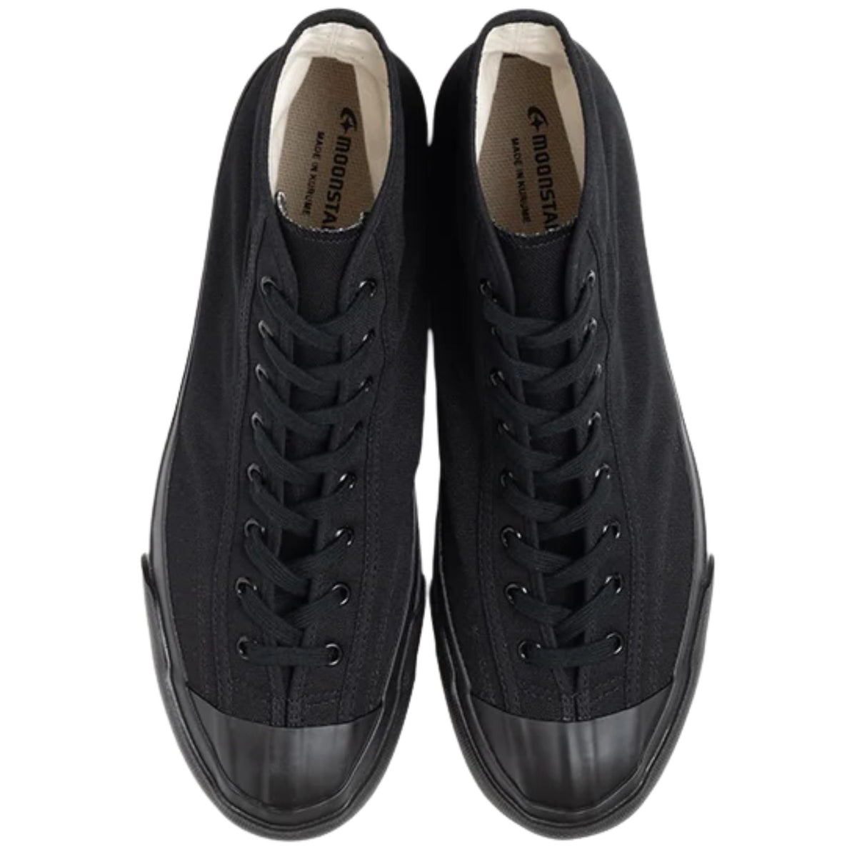 Moonstar Gym Classic HI Trainers - Black Mono