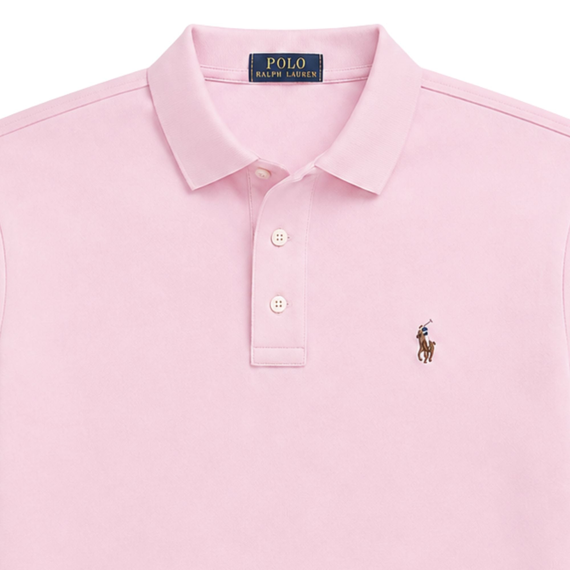 Polo Ralph Lauren Slim Fit Short Sleeve Polo Shirt - Pink