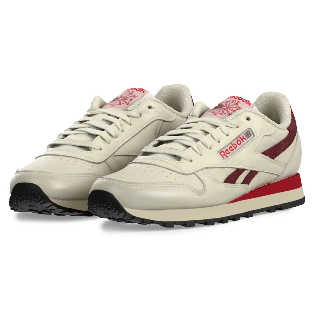 Reebok Classic Leather Sneakers - Chalk/Red