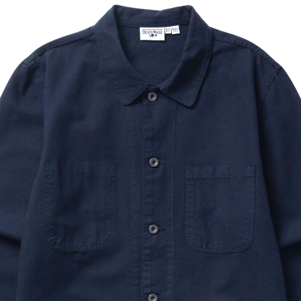 Service Works Canvas Long Shop Coat - Dark Navy