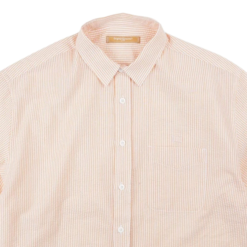 FrizmWORKS OG Stripe Seersucker Shirt - Orange