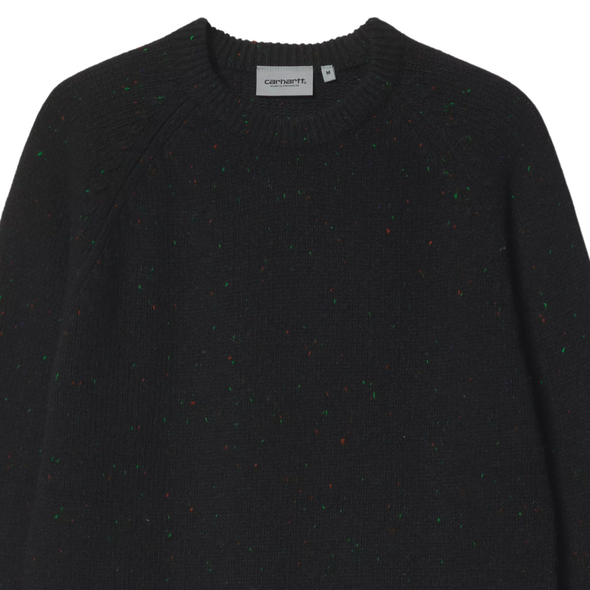 Carhartt WIP Anglistic Sweater - Speckled Black