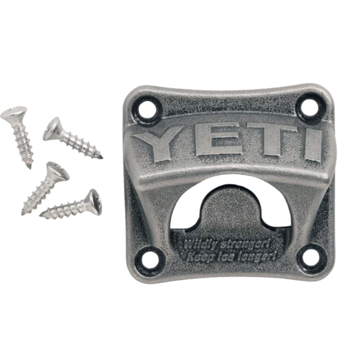 Yeti Wall Mount Bottle Opener - Stainless Steel
