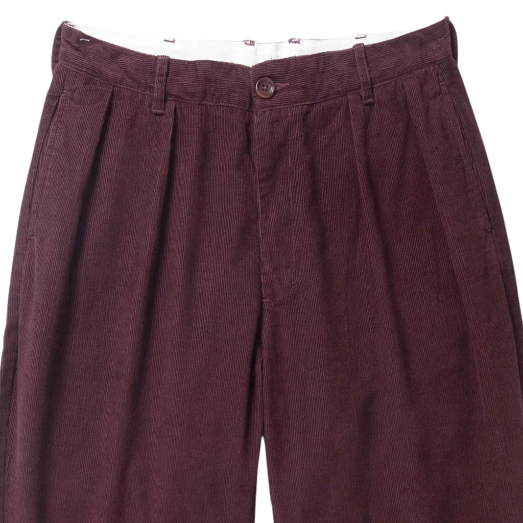 Service Works Fine Cord Part Timer Pant - Burgundy