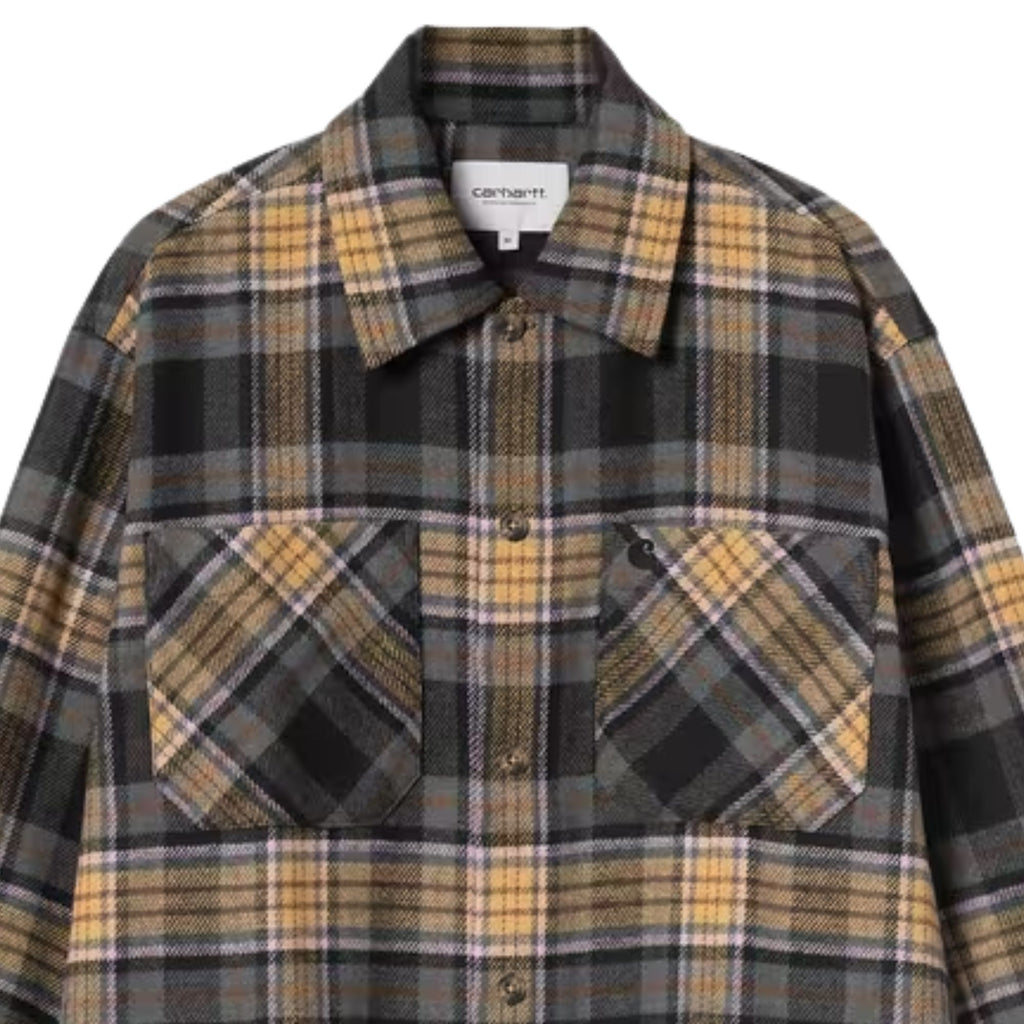 Carhartt WIP Long Sleeve Parson Shirt - Dusty Hamilton