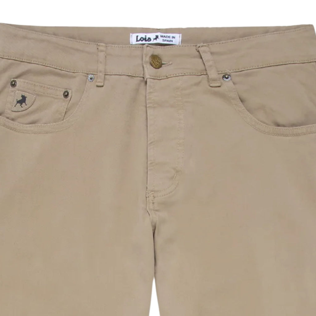 Lois Jeans Terrace Pant Cotton Plus - Dark Sand