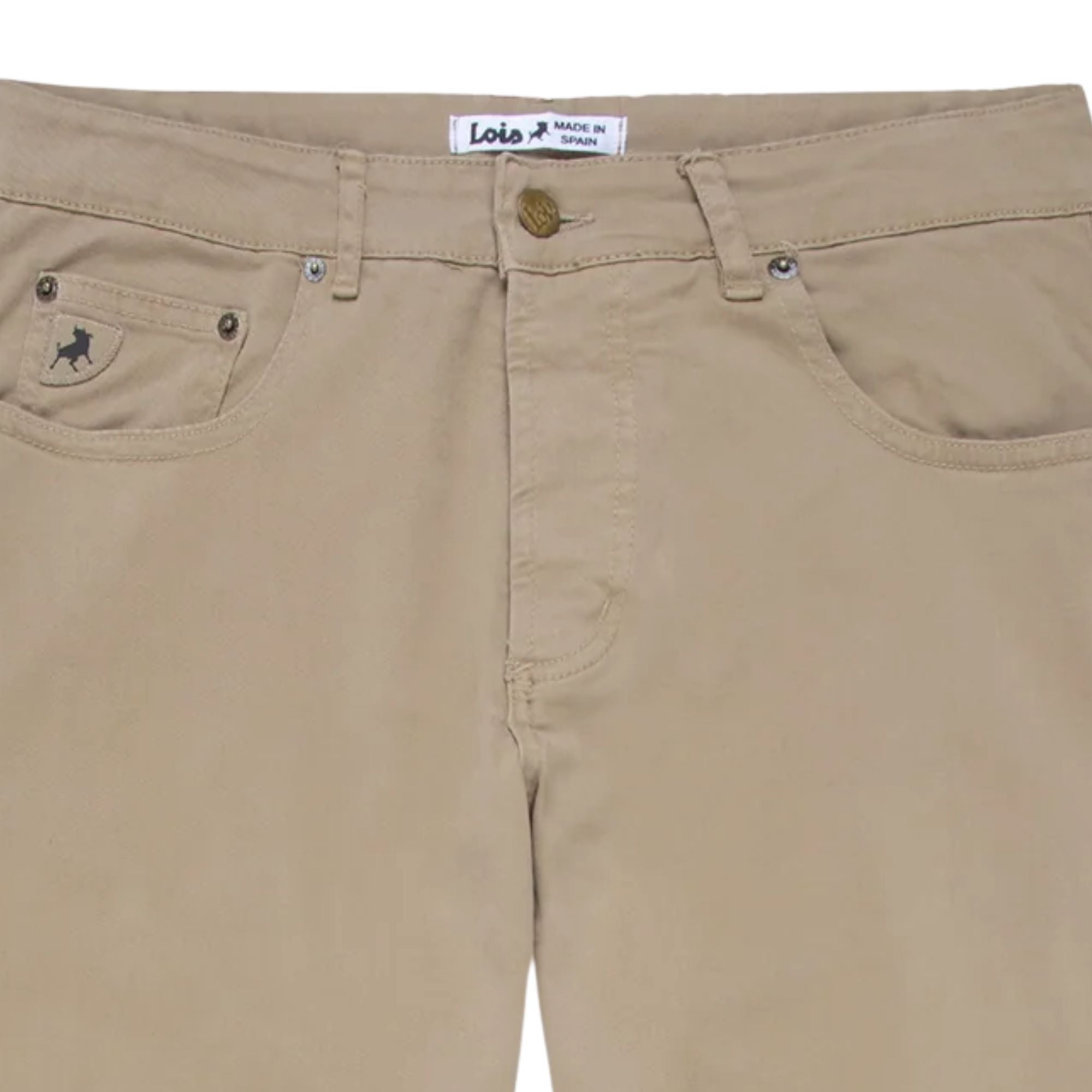 Lois Jeans Terrace Pant Cotton Plus - Dark Sand