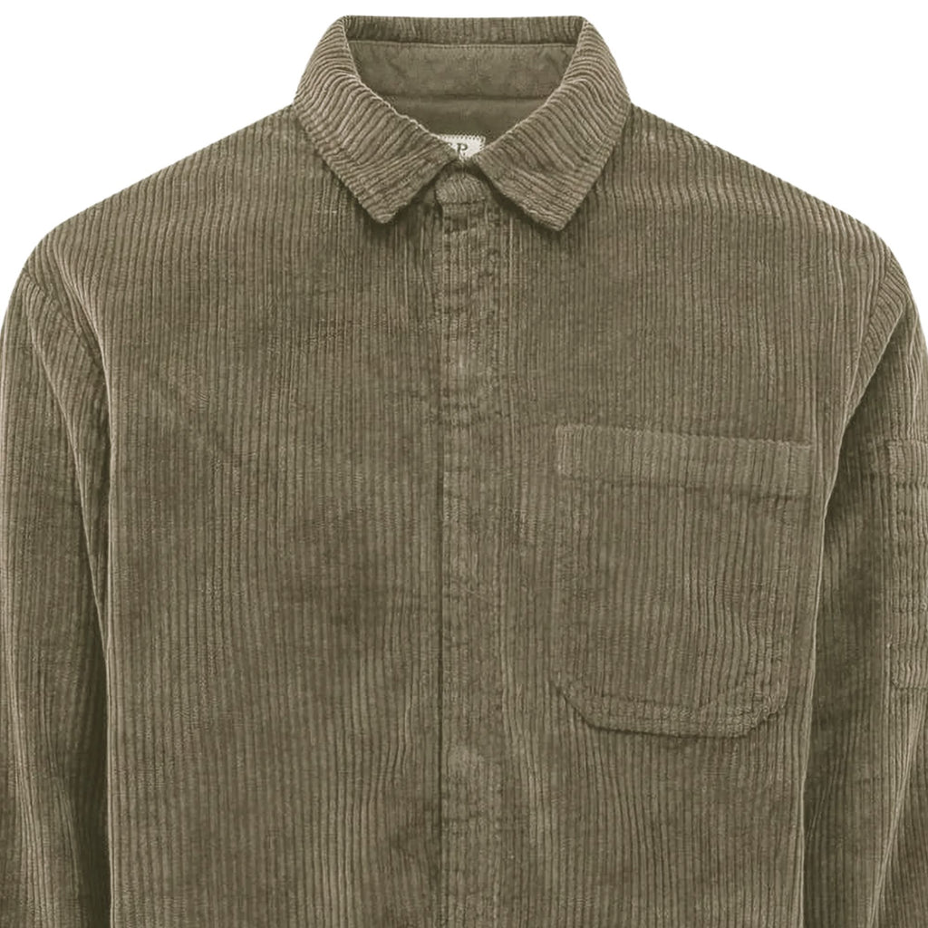 C.P Company Lens-detail Corduroy Shirt - Fallen Rock