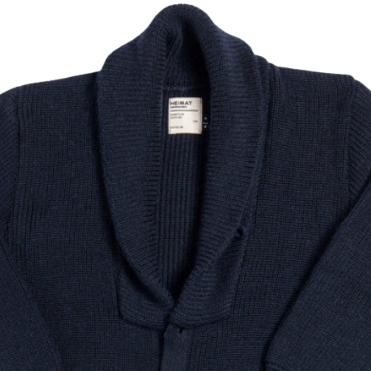 Heimat Virgin Wool Eiger Cardigan - Ink