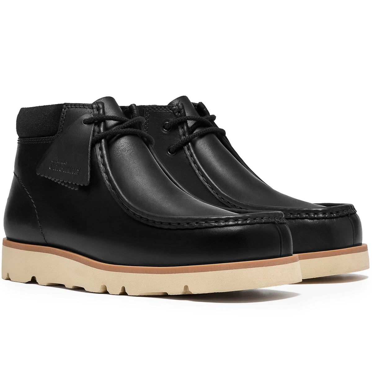 Clarks Originals Walla Orkhon Shoes - Black Leather