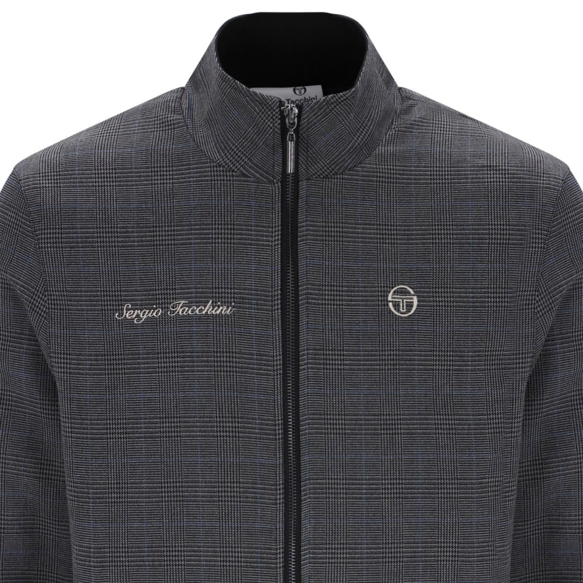 Sergio Tacchini Deluca Track Jacket - Charcoal Marl/Black 21308