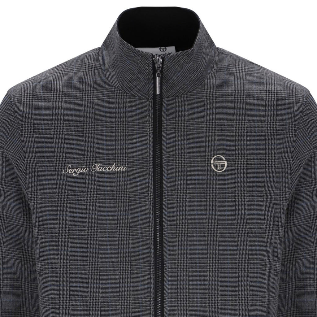 Sergio Tacchini Deluca Track Jacket - Charcoal Marl/Black