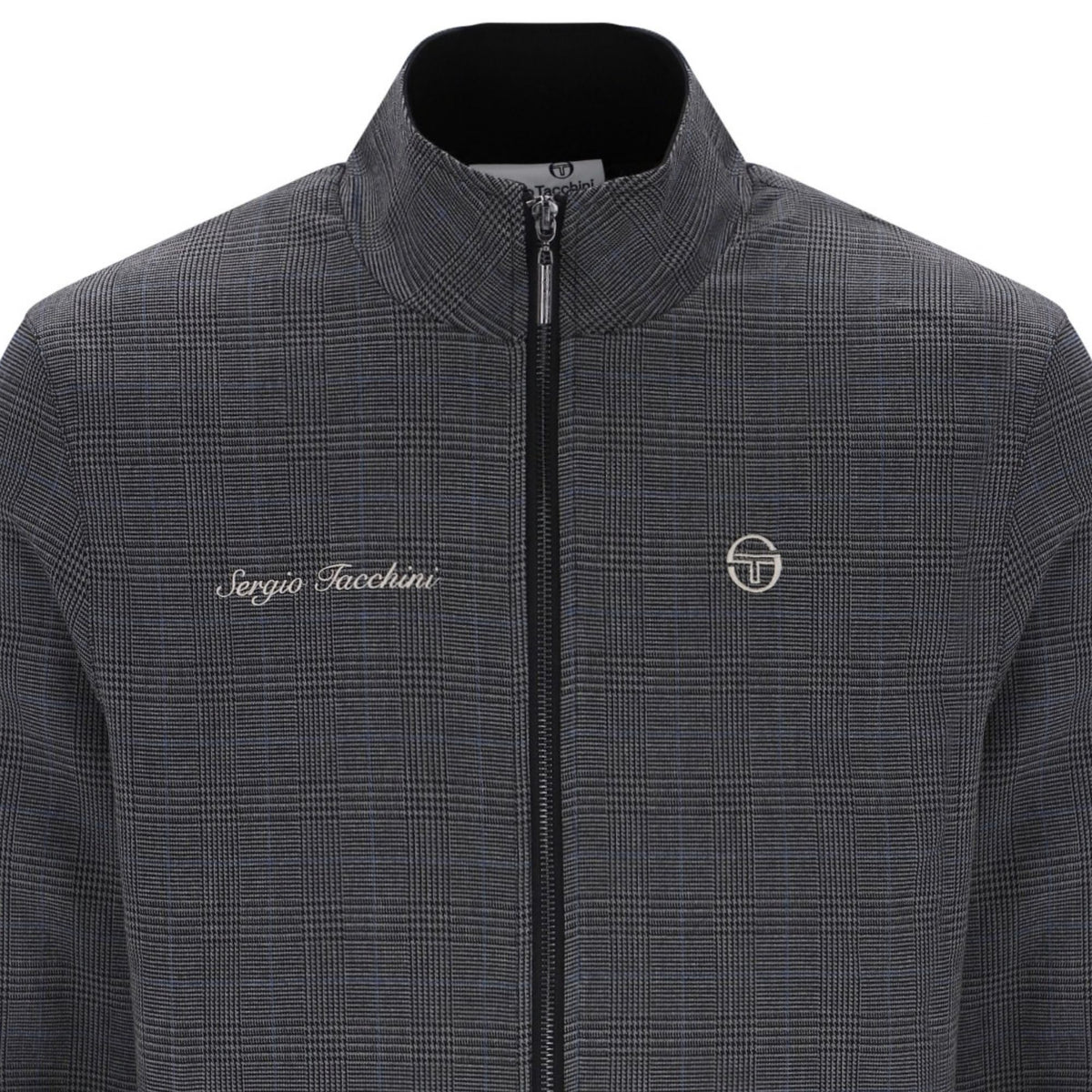 Sergio Tacchini Deluca Track Jacket - Charcoal Marl/Black