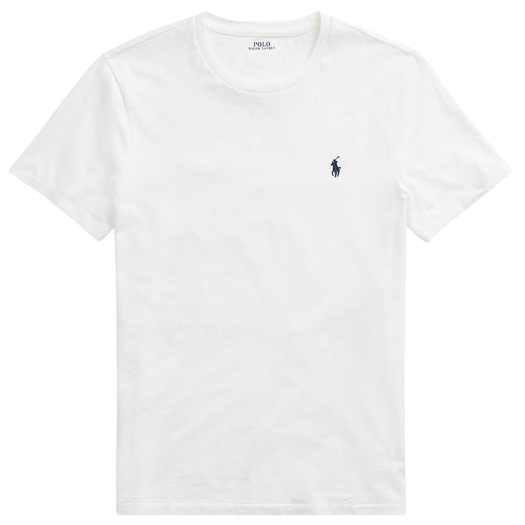 Polo Ralph Lauren Slim Fit Jersey Crewneck T-Shirt - White