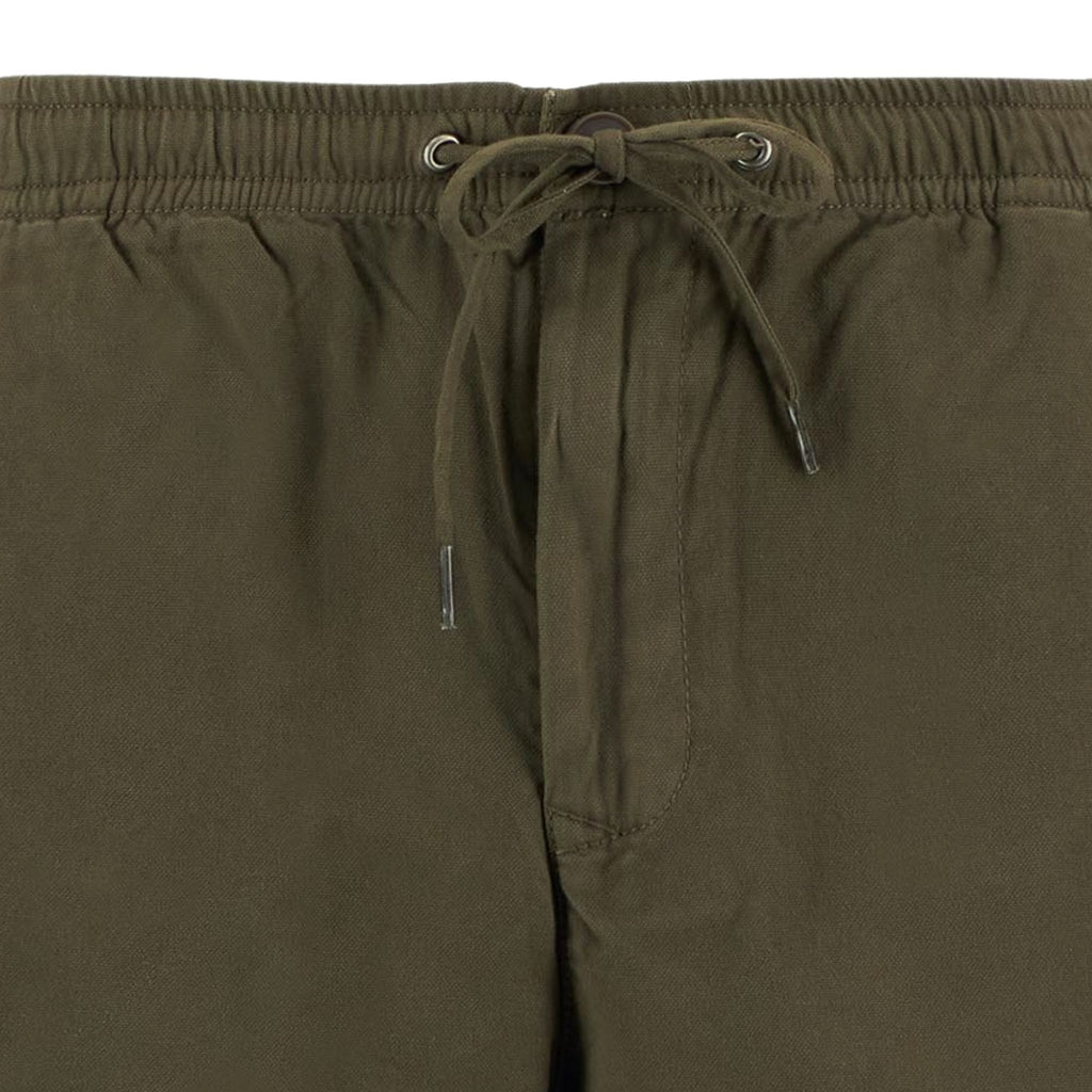 Washed Oxford Relaxed Shorts - Uniform Green