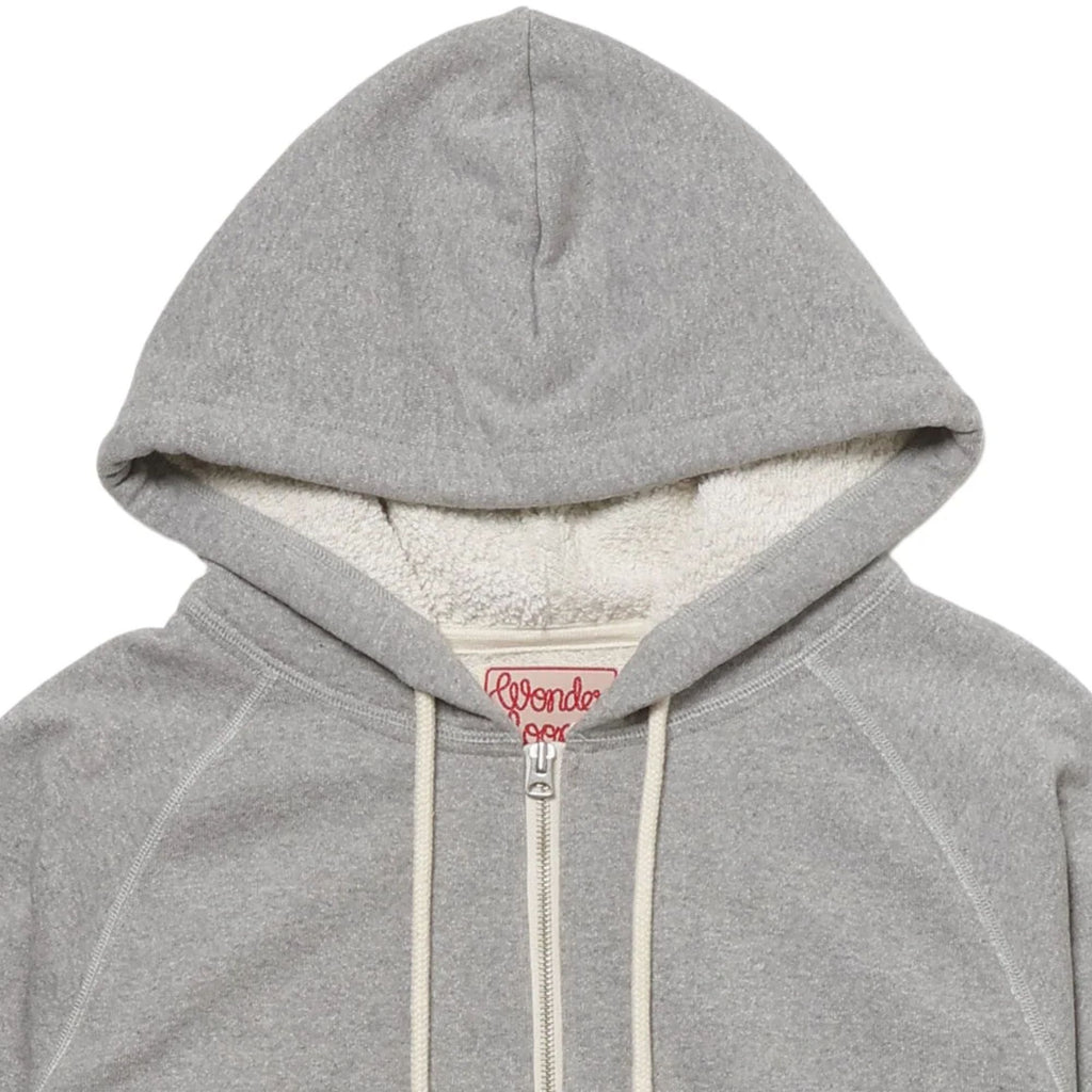 Wonder Looper Zip Hoodie Super Looper French Terry - Heather Grey