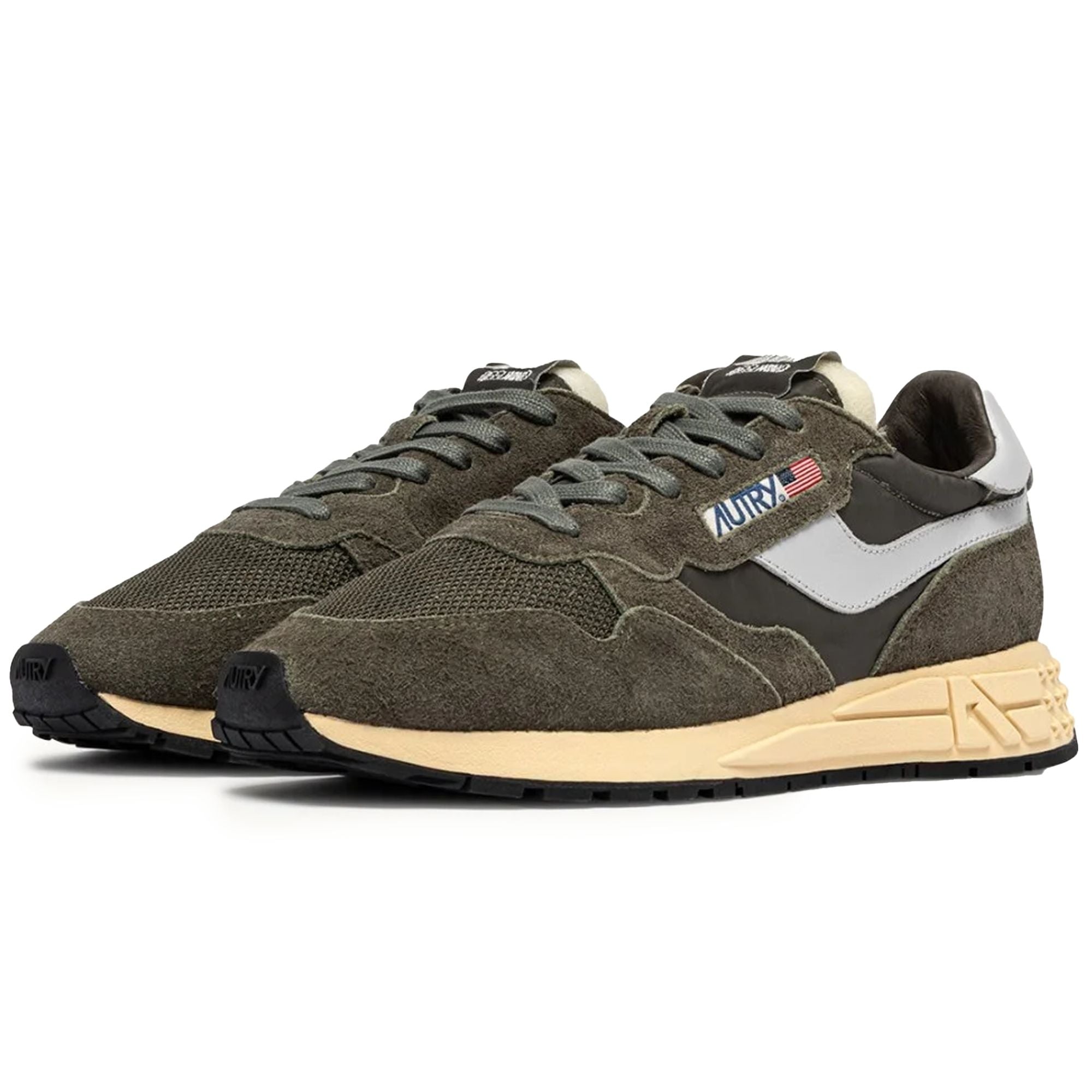 Autry Reelwind Low Sneakers - Olive Night/Harbor Mist