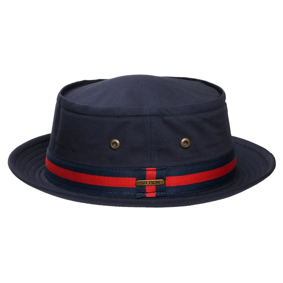 Stetson Hats Fishermans Bucket Pork Pie Hat - Dark Navy