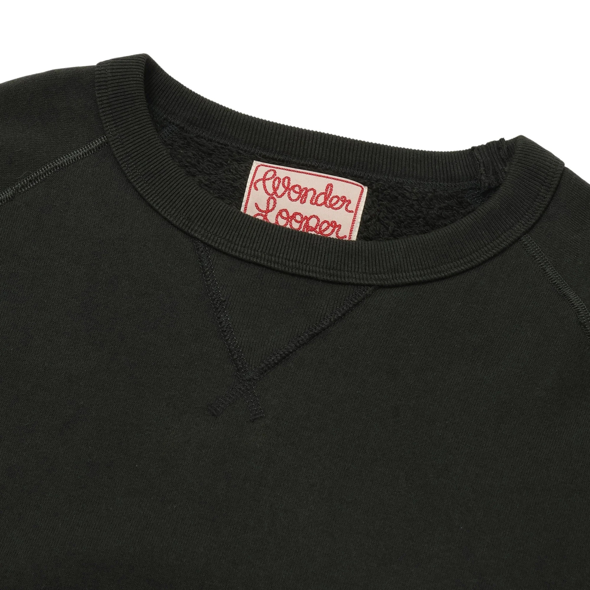 Pullover Crewneck Super Looper French Terry - Sumi Black