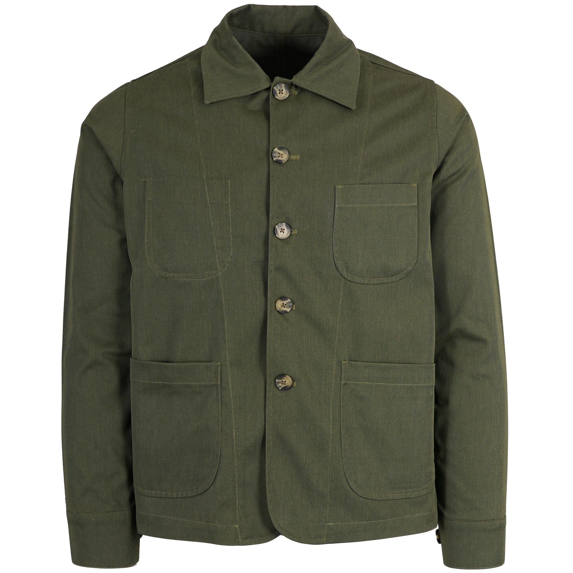 Real Hoxton Chore Jacket - Olive