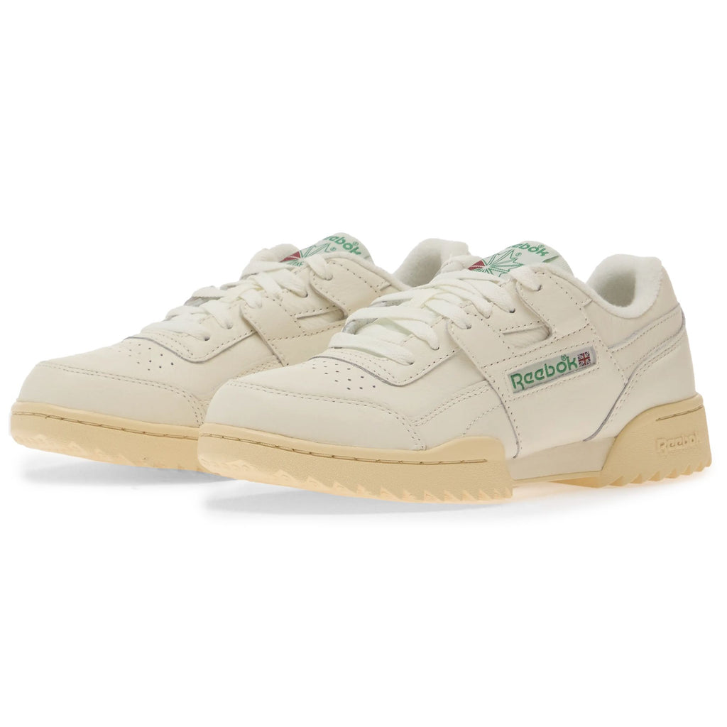 Reebok Workout Plus Ripple Sneakers - Chalk