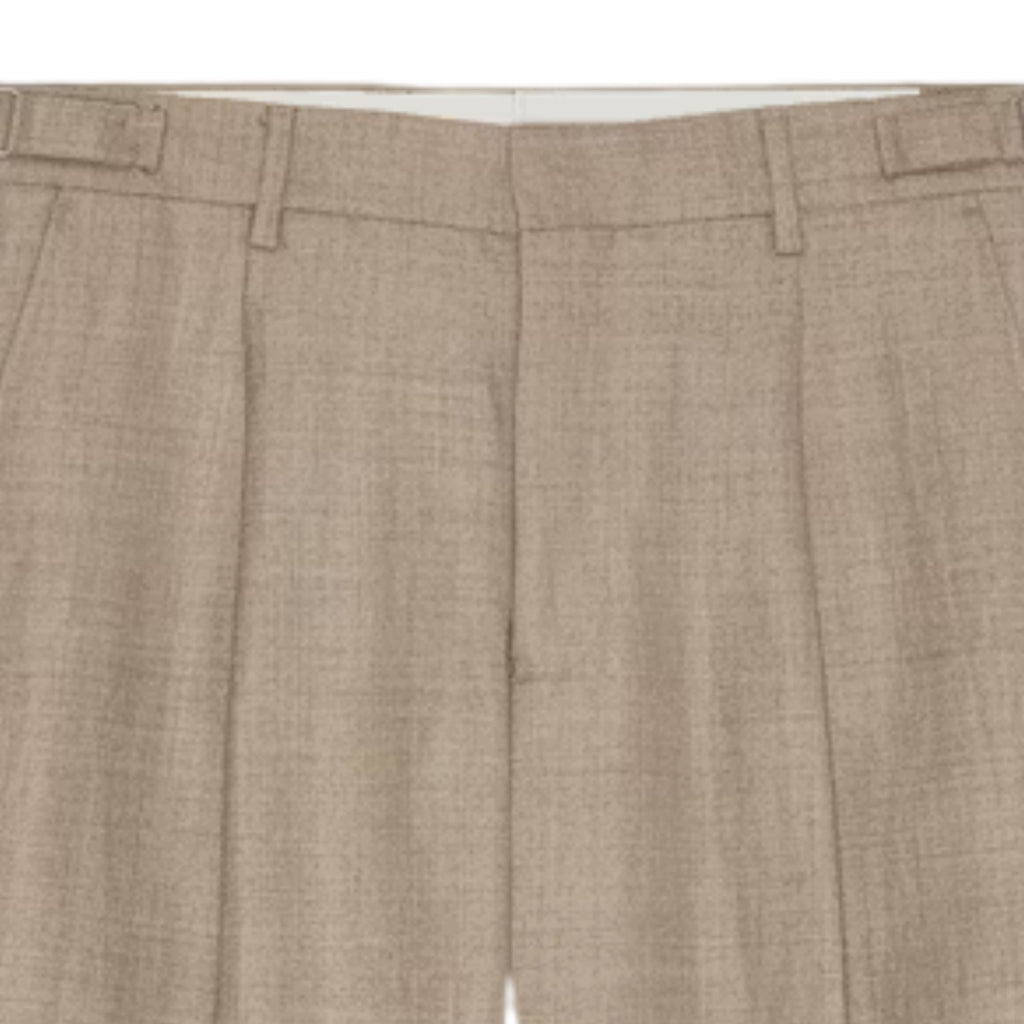 NN07 Kay Pleated Tailored Relaxed Fit Trouser - Khaki