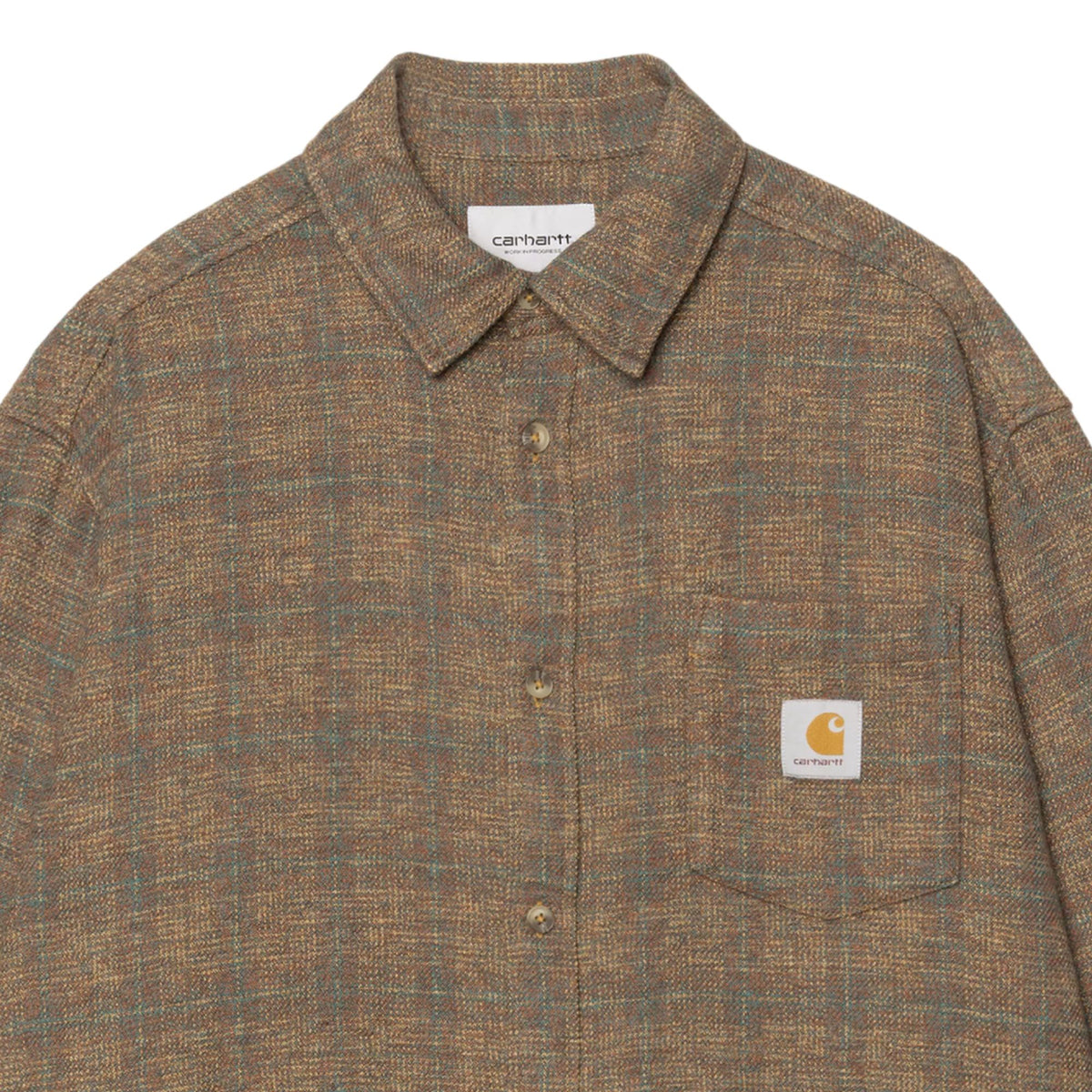 Carhartt WIP Long Sleeve Bagley Shirt - Hamilton Brown