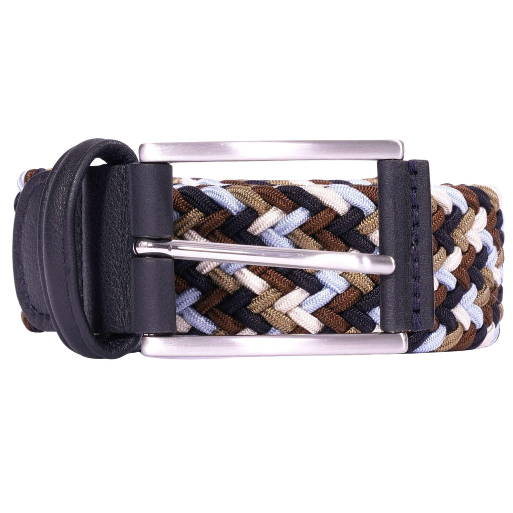Anderson's Belts Woven Belt - Brown/Blue