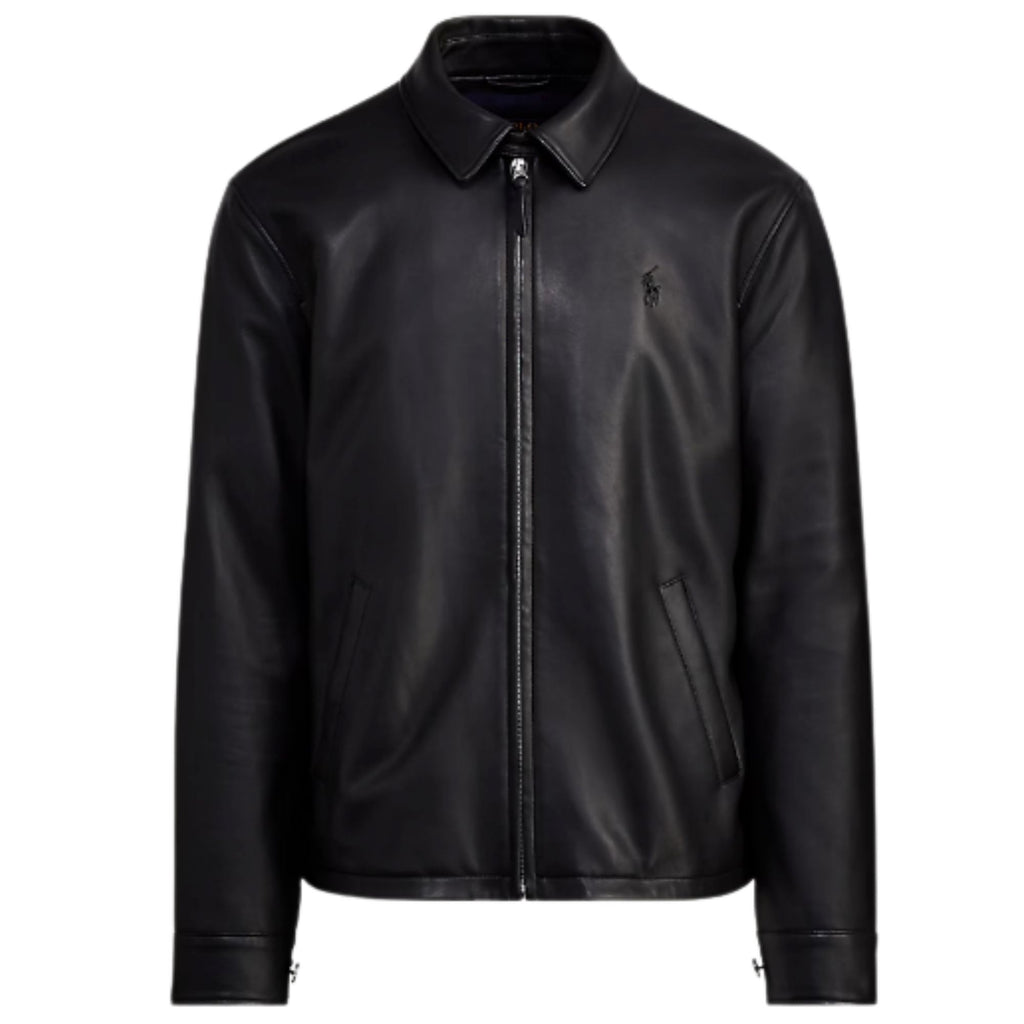Polo Ralph Lauren The Bayville Leather Jacket - Black