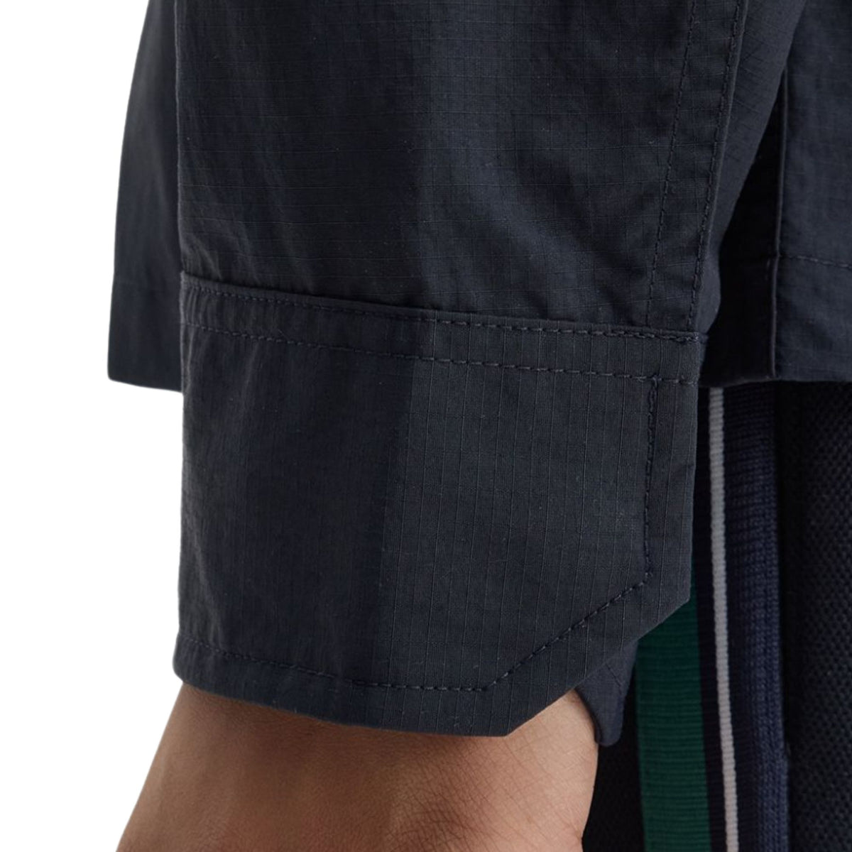Fred Perry Ripstop Zip-Through Overshirt - Navy