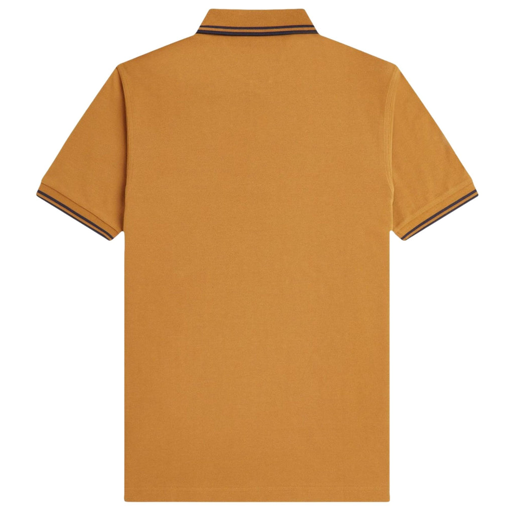 Fred Perry M3600 Twin Tipped Shirt - Dark Caramel