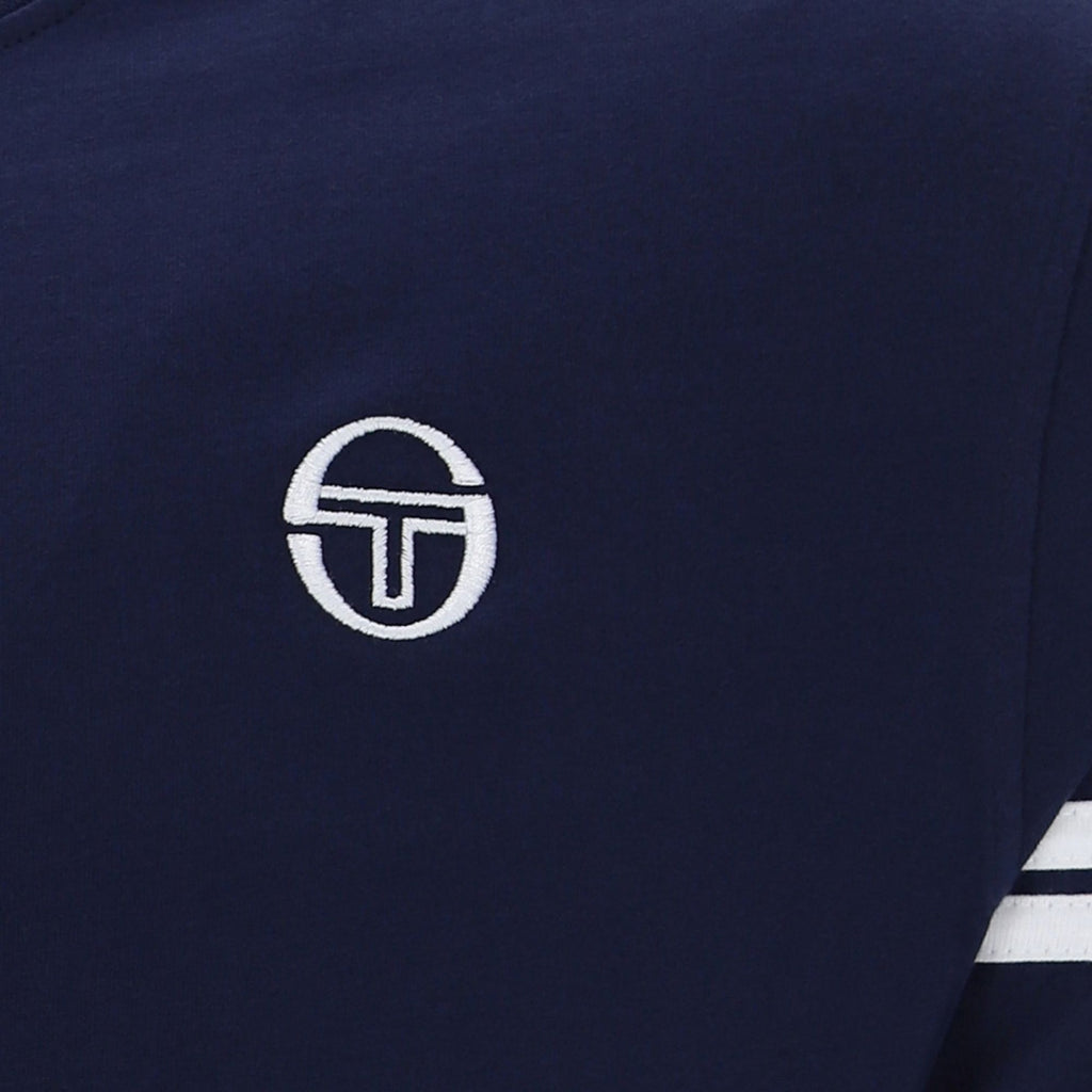 Sergio Tacchini Grello T-Shirt - Maritime Blue/White