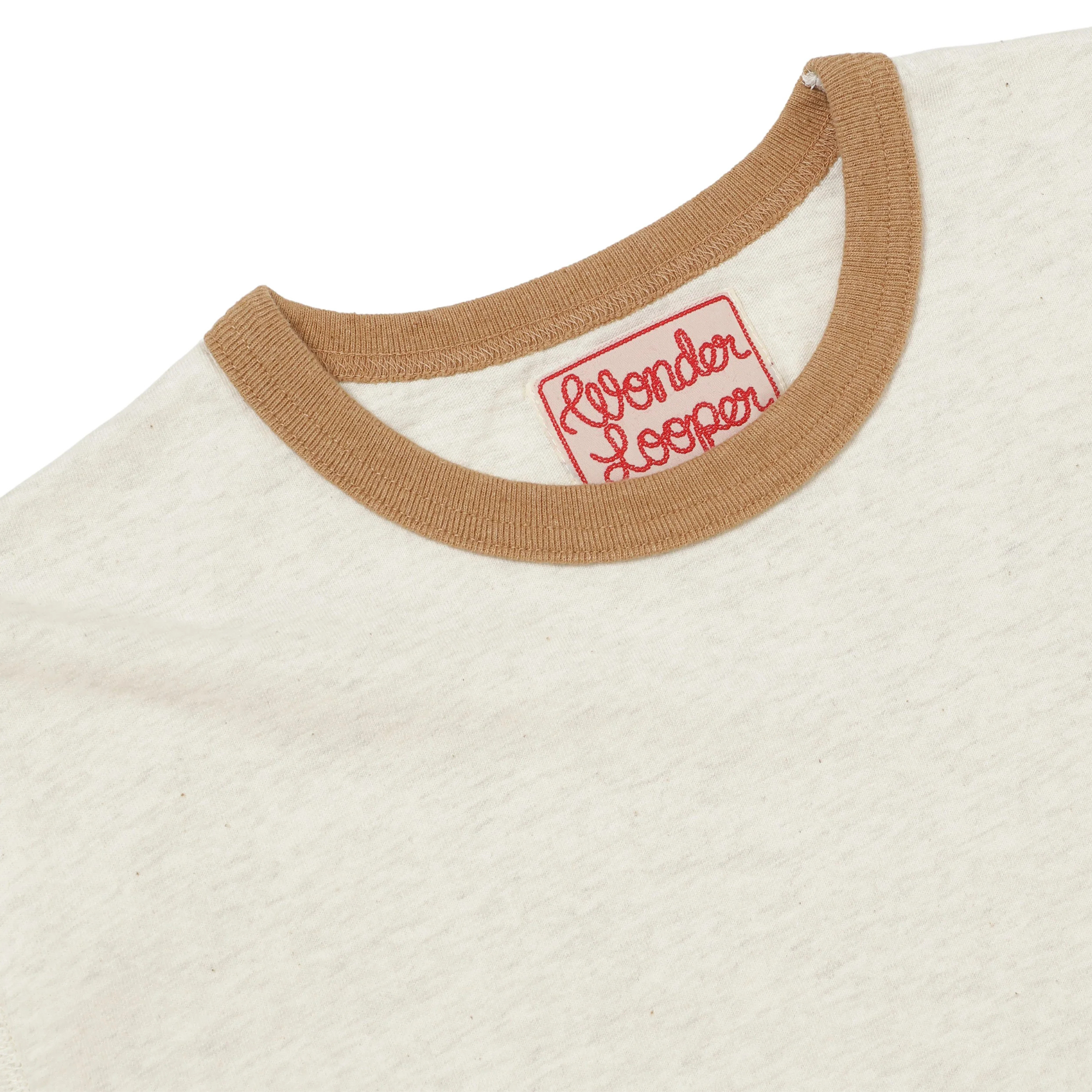 Recycled Cotton Foxfibre® Ringer T - Sand