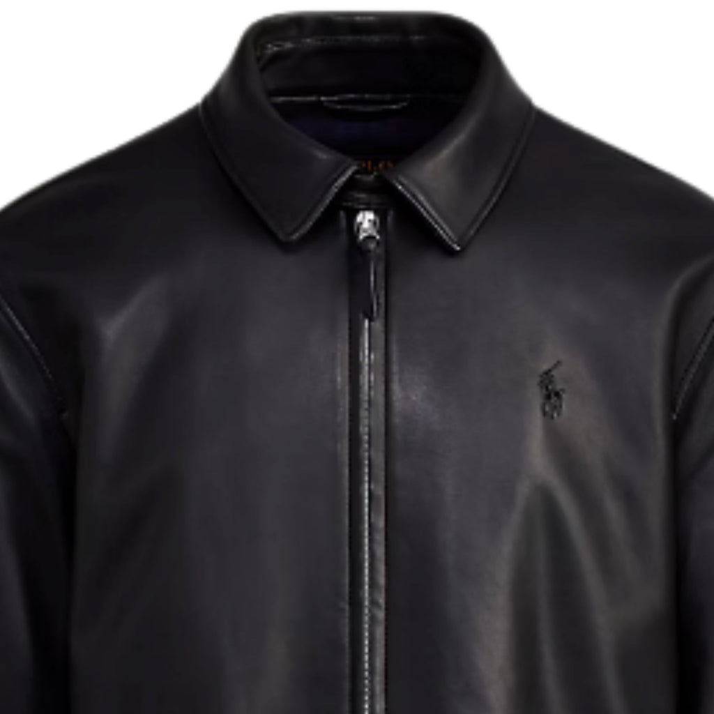Polo Ralph Lauren The Bayville Leather Jacket - Black